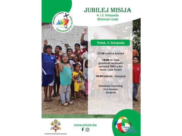 Plakat jubilej misije